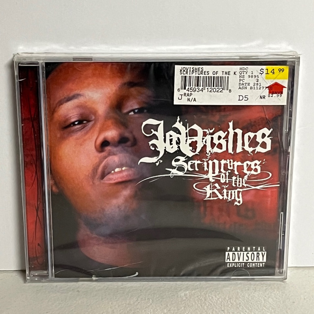 Jovishes ‎Scriptures Of The King CD Hip Hop Gangsta